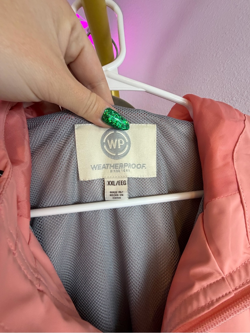 Weatherproof Vintage Peach Utility Hooded Jacket XXL - Picture 2 of 7